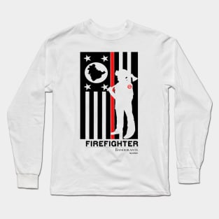 Firefighter Bandeirante Black Long Sleeve T-Shirt